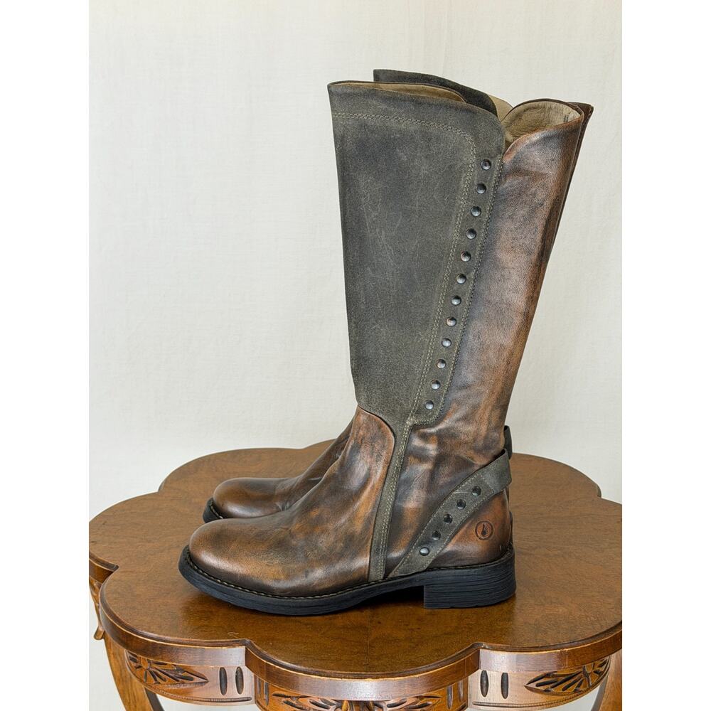 NIB Casta Roma Taupe Tall Riding Boot STUNNING Leather GORGEOUS #0321 EU 41 - Picture 4 of 8